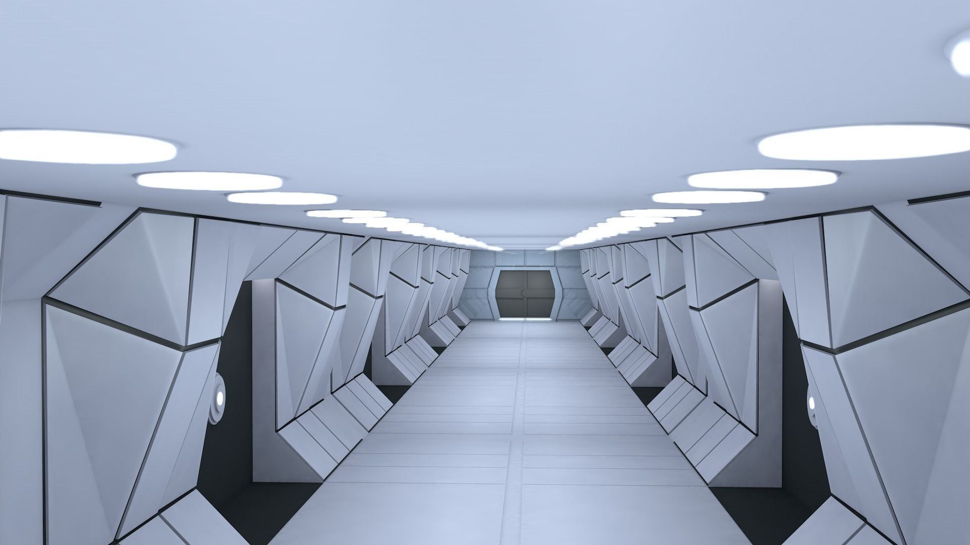 Sci Fi Interior 3D model_4