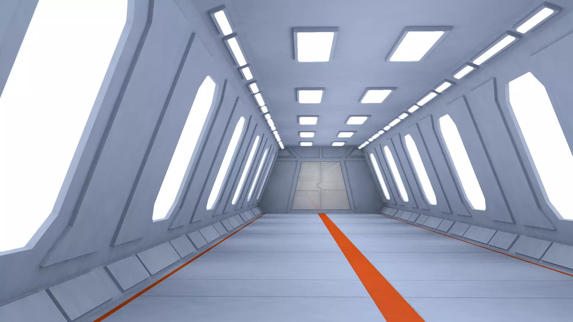Sci Fi Interior 3D model | CGTrader