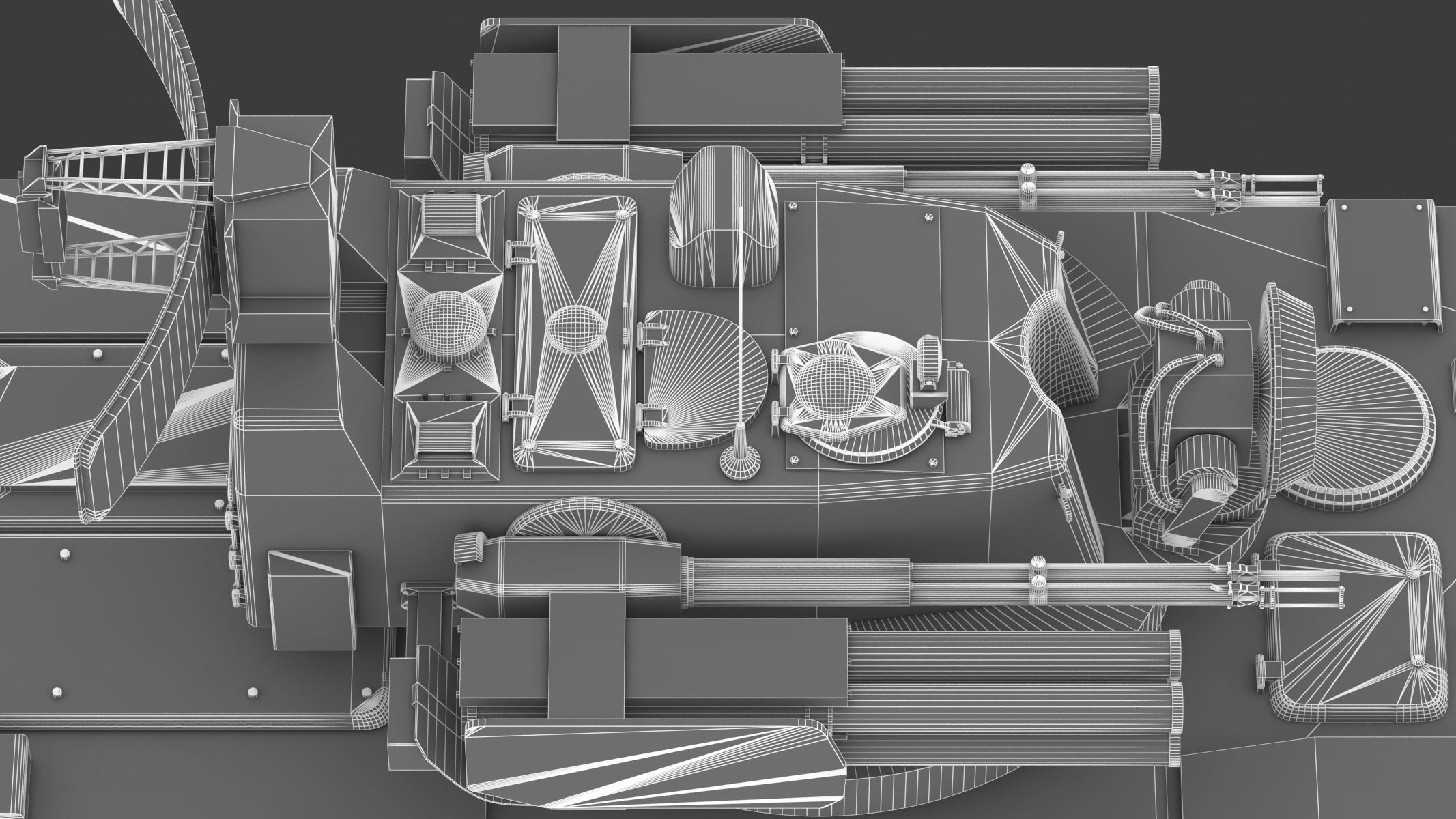 2K22 Tunguska Low Poly Low-poly 3D model_40
