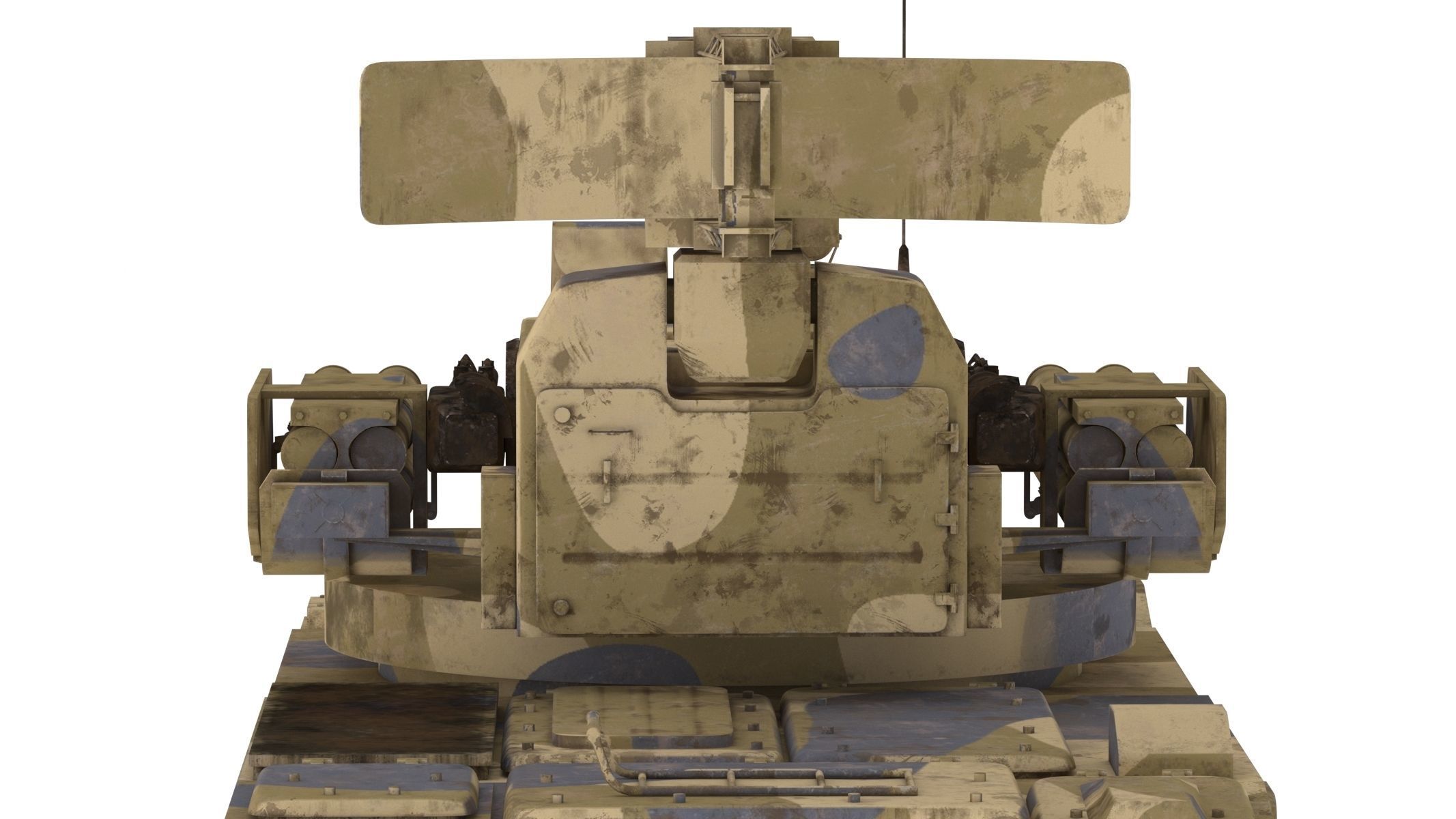 2K22 Tunguska Low Poly Low-poly 3D model_16