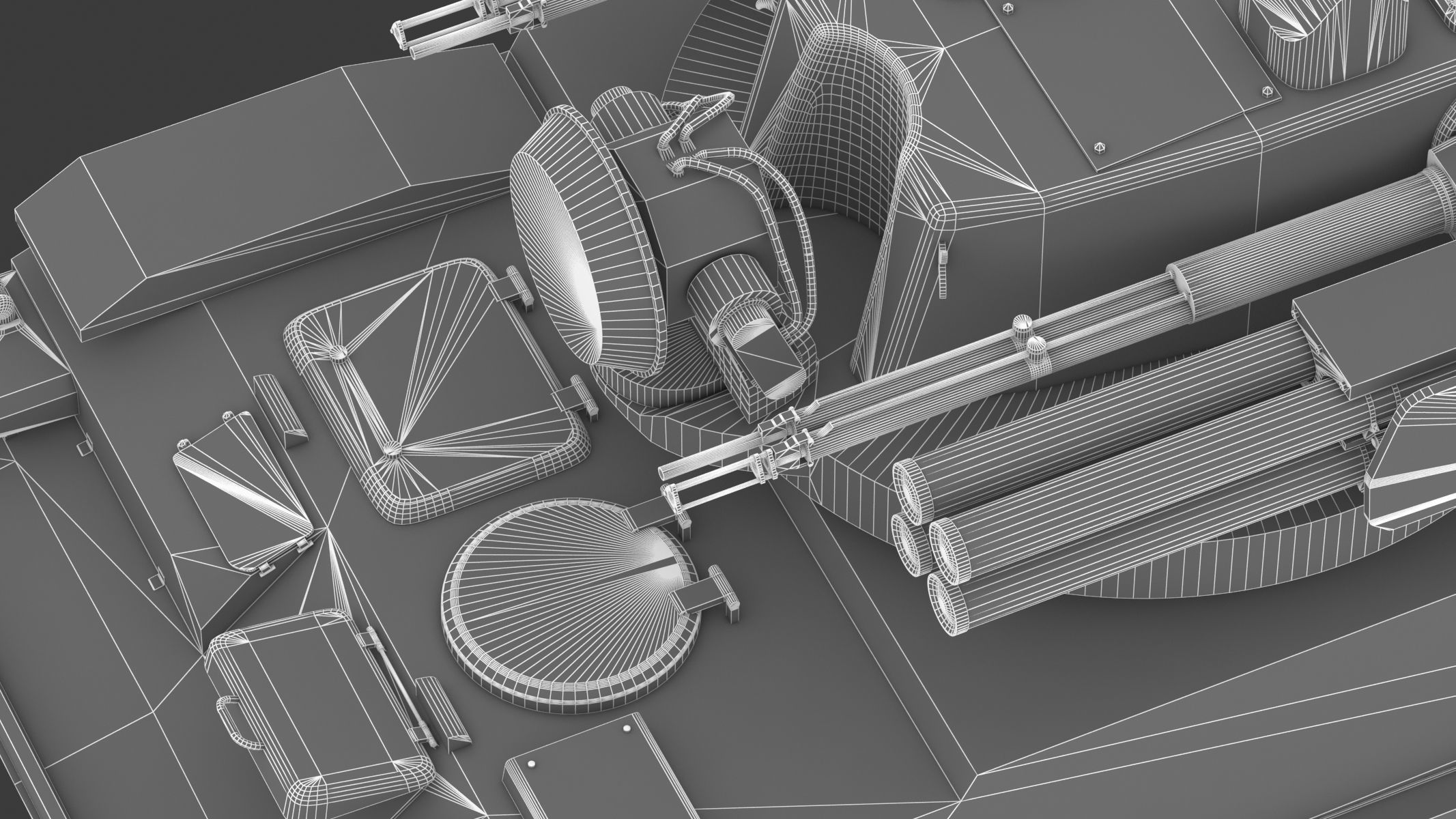 2K22 Tunguska Low Poly Low-poly 3D model_39