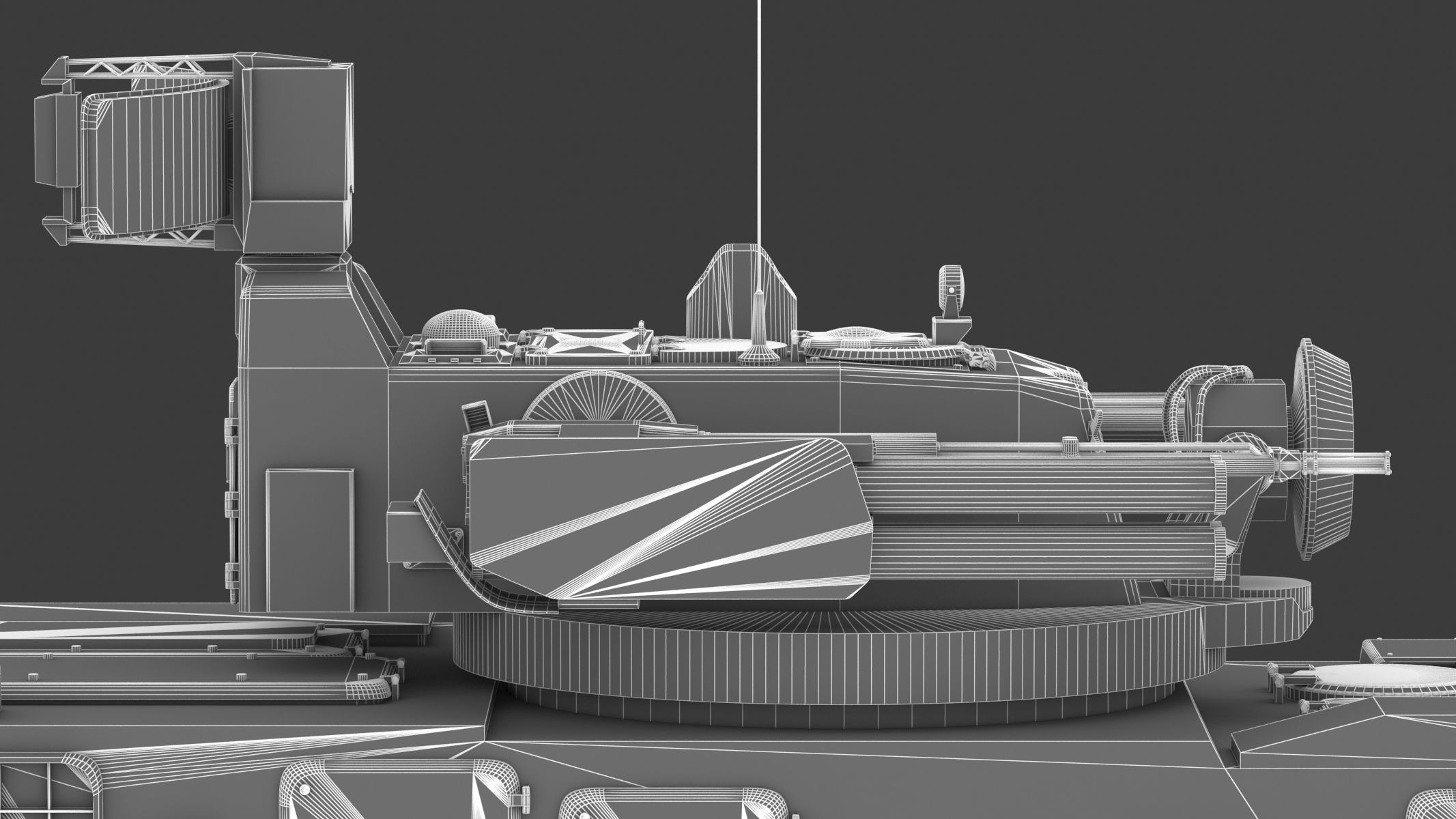 2K22 Tunguska Low Poly Low-poly 3D model_34