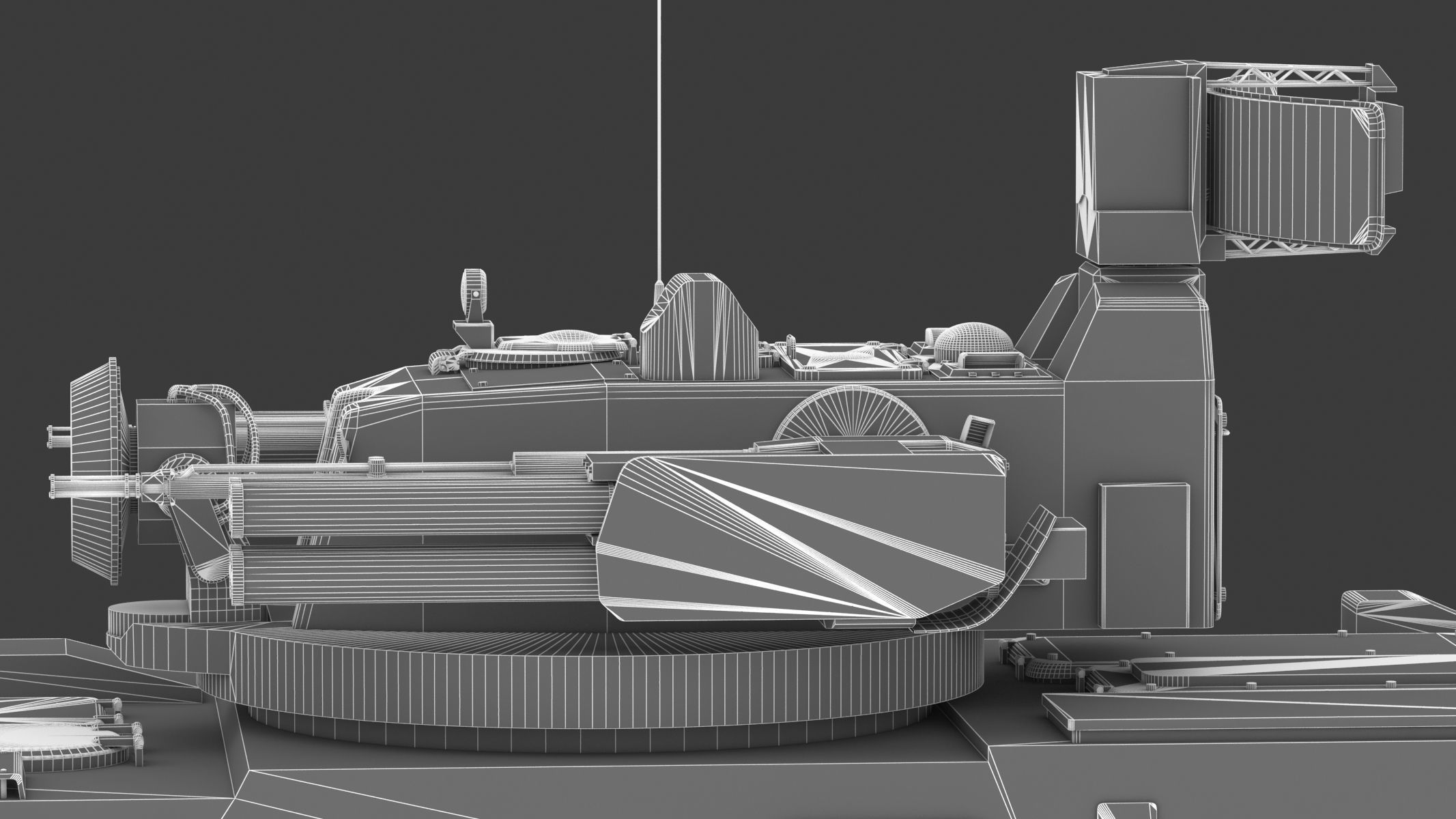 2K22 Tunguska Low Poly Low-poly 3D model_38