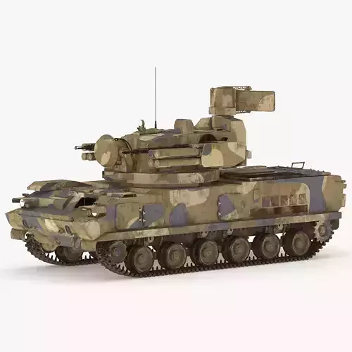 2K22 Tunguska Low Poly