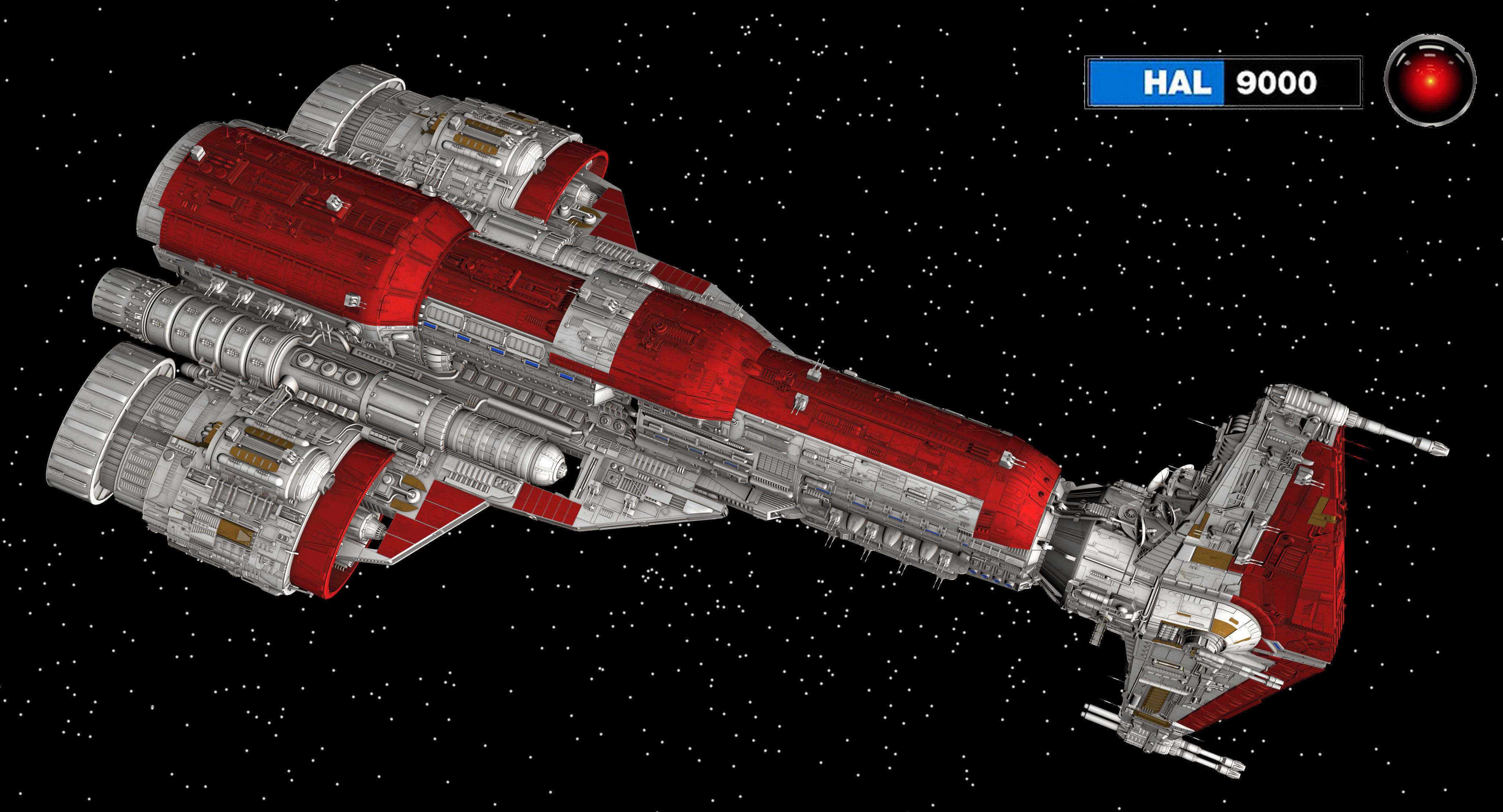 HammerHead class cruiser 3D model_1