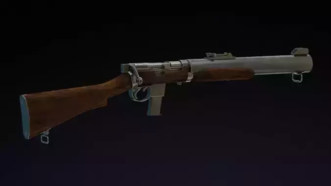 De Lisle Carbine Low Poly 