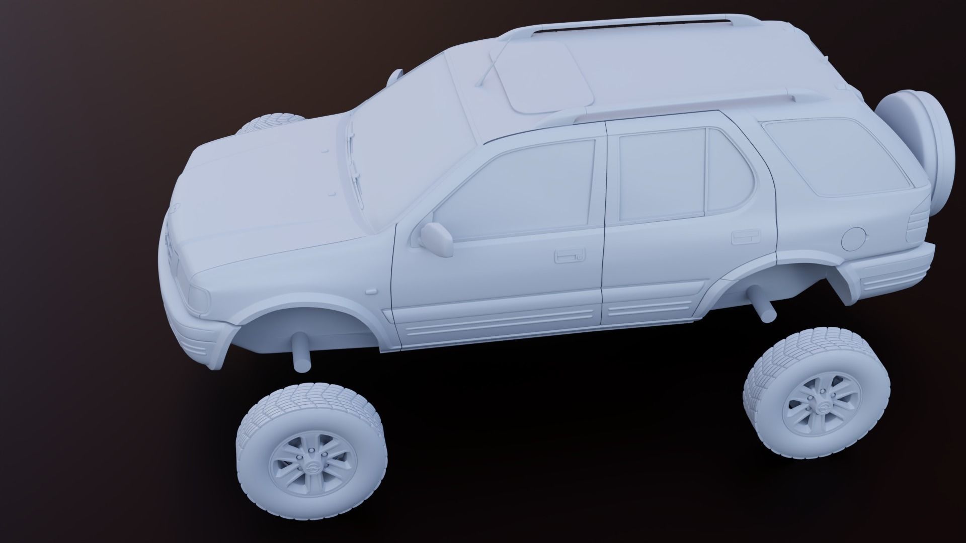 Opel Frontera stl 3 versions for 3d printing 3D print model_11