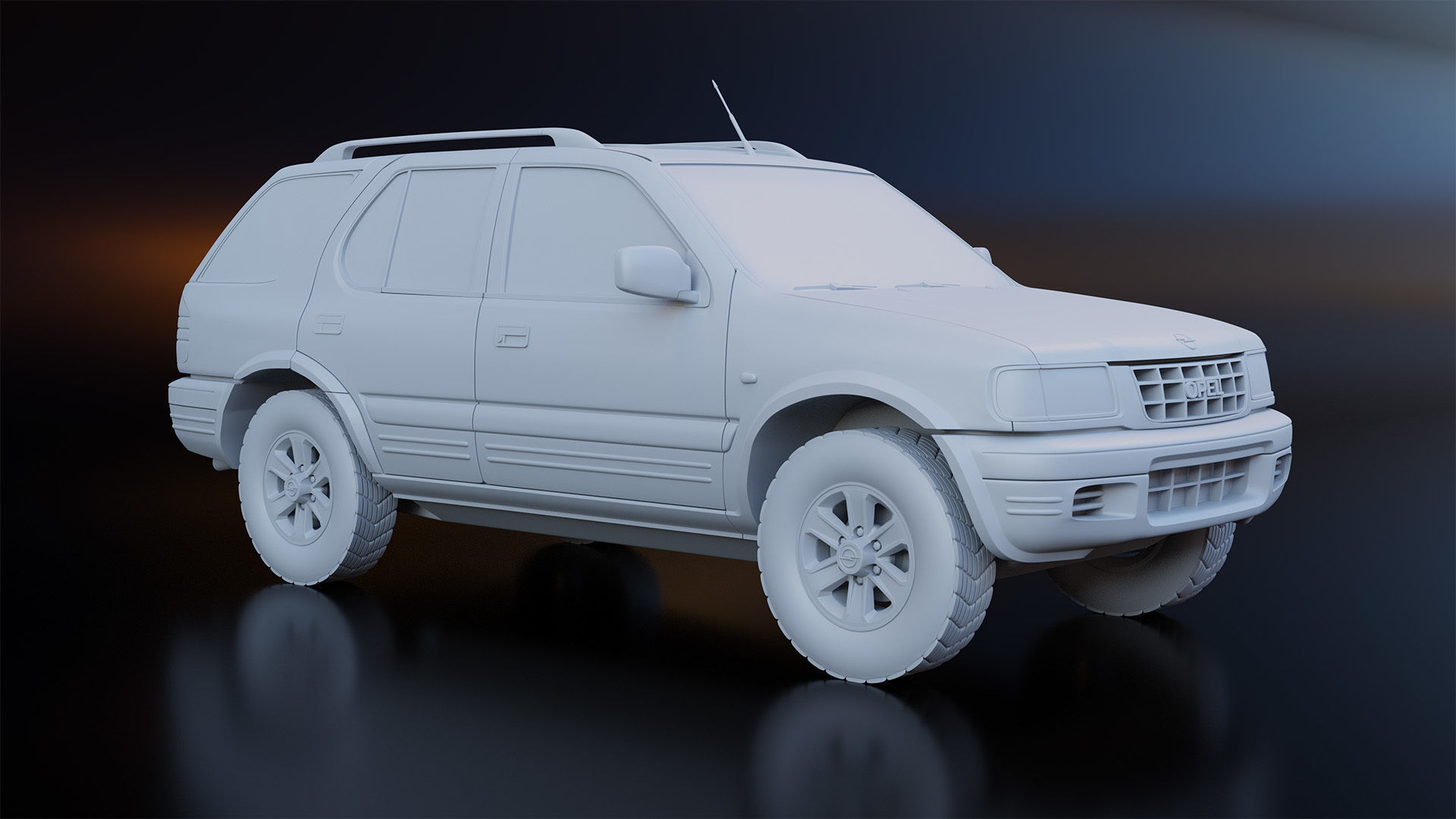 Opel Frontera stl 3 versions for 3d printing 3D print model_2