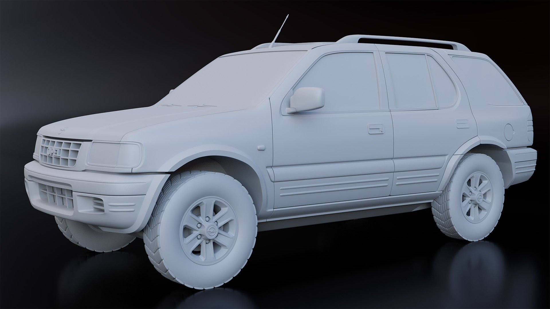 Opel Frontera stl 3 versions for 3d printing 3D print model_3