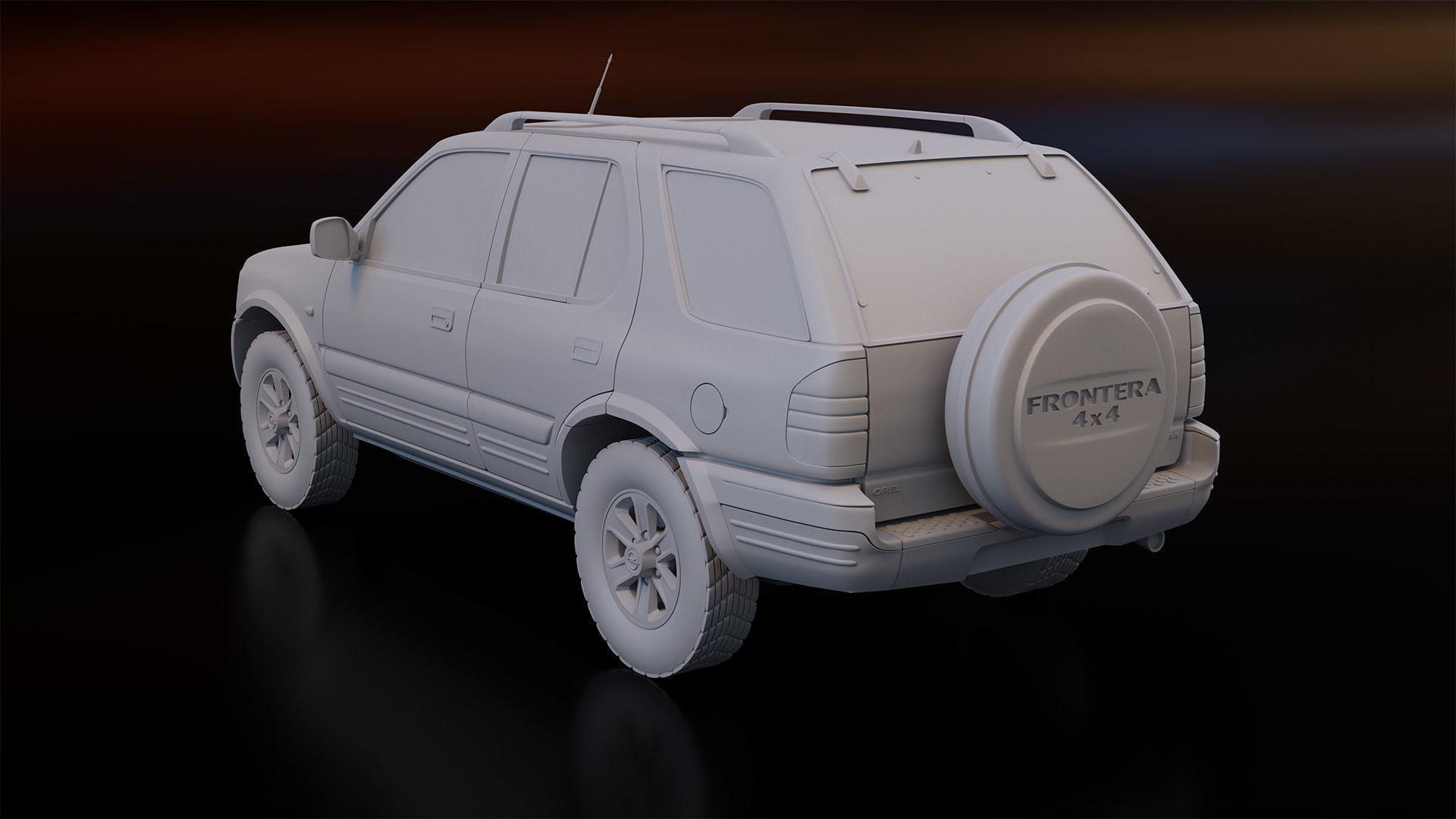 Opel Frontera stl 3 versions for 3d printing 3D print model_4
