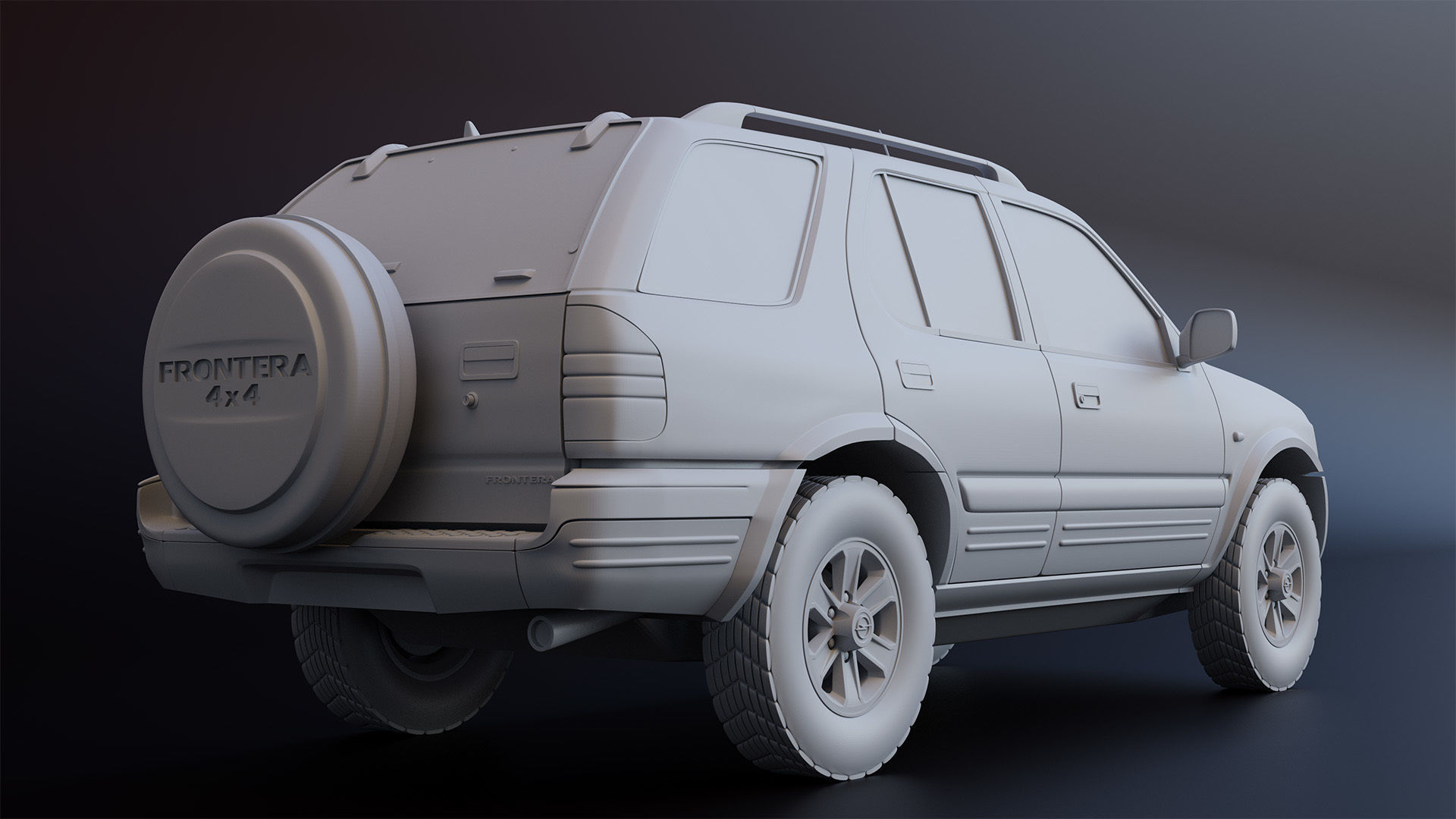 Opel Frontera stl 3 versions for 3d printing 3D print model_1