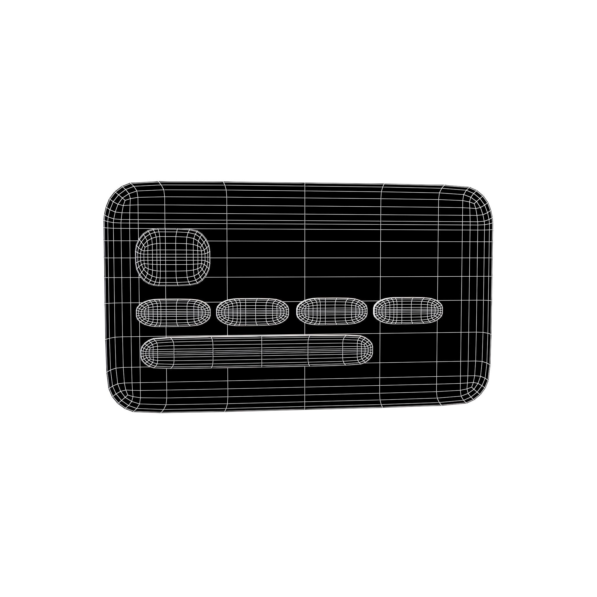 Cartoon Credit Card v1 005 Low-poly 3D model_5