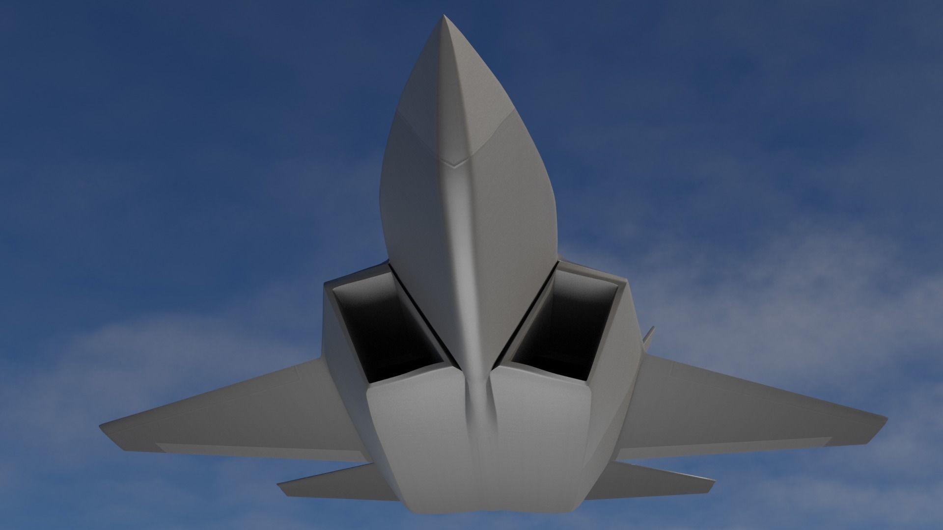 KAI KF-21 BORAMAE 5TH GEN FIGHTER JET Low-poly 3D model_8