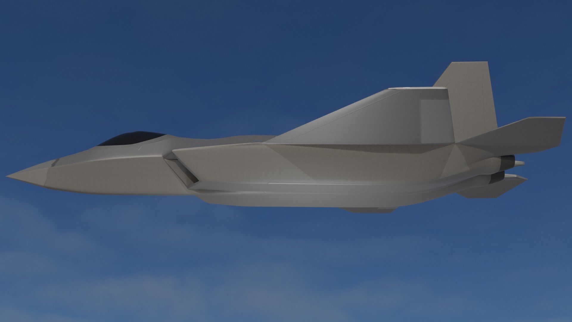 KAI KF-21 BORAMAE 5TH GEN FIGHTER JET Low-poly 3D model_12