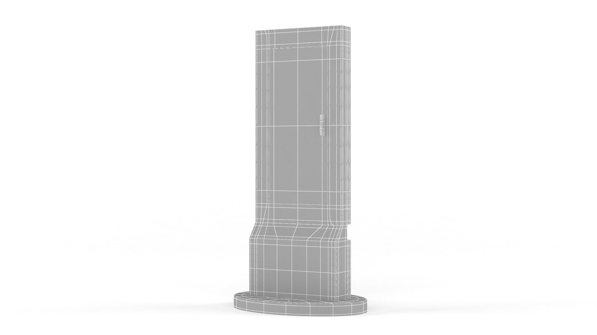Information Kiosk 3D model_10