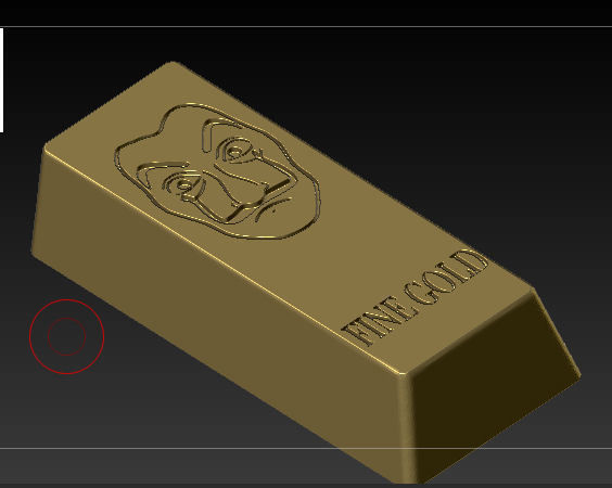 lingote la casa de papel - ingot the paper house 3D print model_2