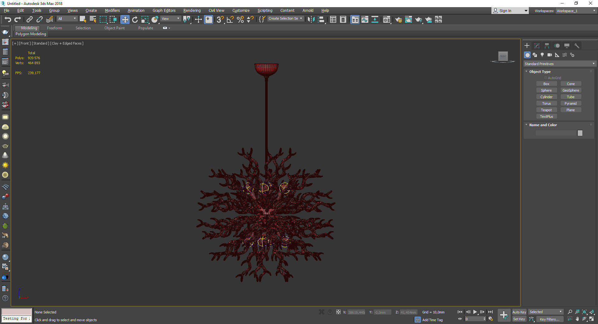 Diallo 89992 Arteriors Home Low-poly 3D model_3