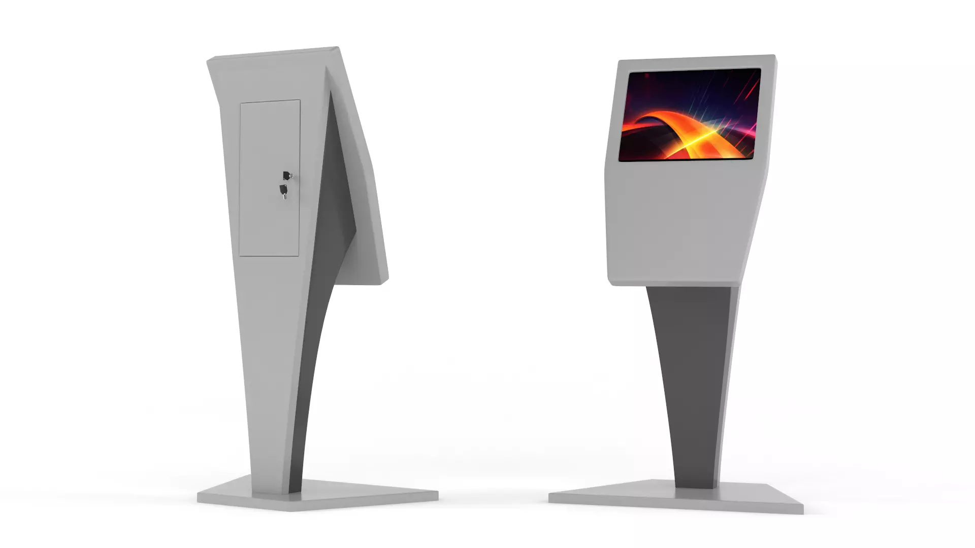 Information Kiosk 3D model_0