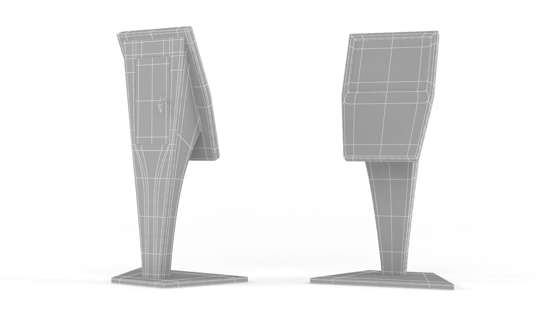 Information Kiosk 3D model_6
