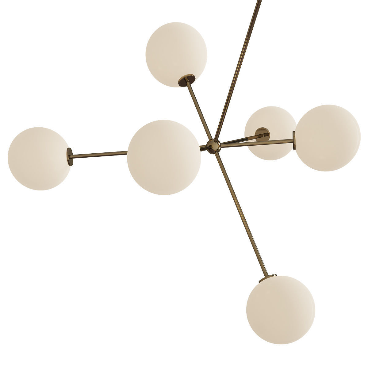 Novo Chandelier Low-poly 3D model_1