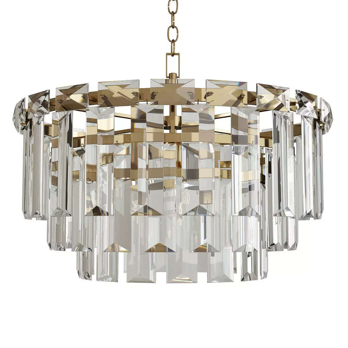 Arden Chandelier Low-poly 3D model_0