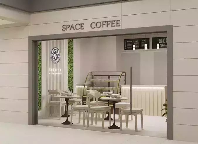 Coffee House Cafe 3D model