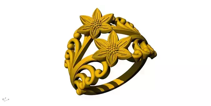 Womens Plain Ring 008