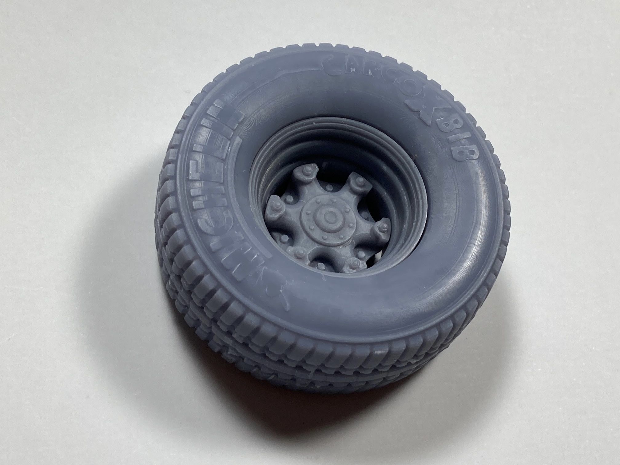 BIG RIG Dayton Split Rim 6 spokes Classic Mack Truck 3D print model_2