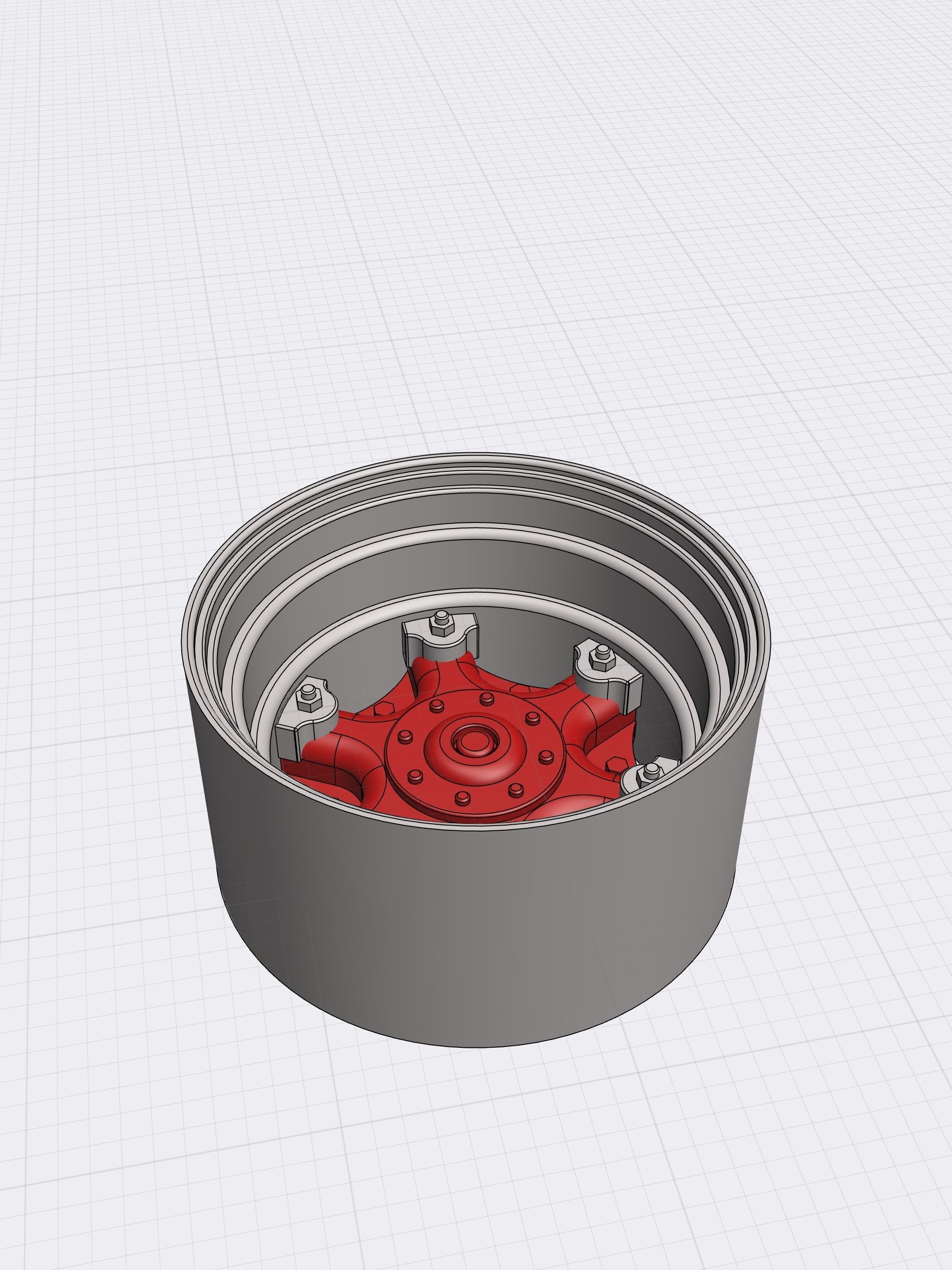 BIG RIG Dayton Split Rim 6 spokes Classic Mack Truck 3D print model_8