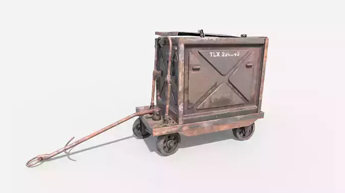 Metal Factory Handcart