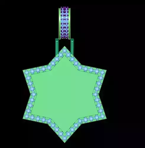 JD102-CAD-LPN star of david pendant