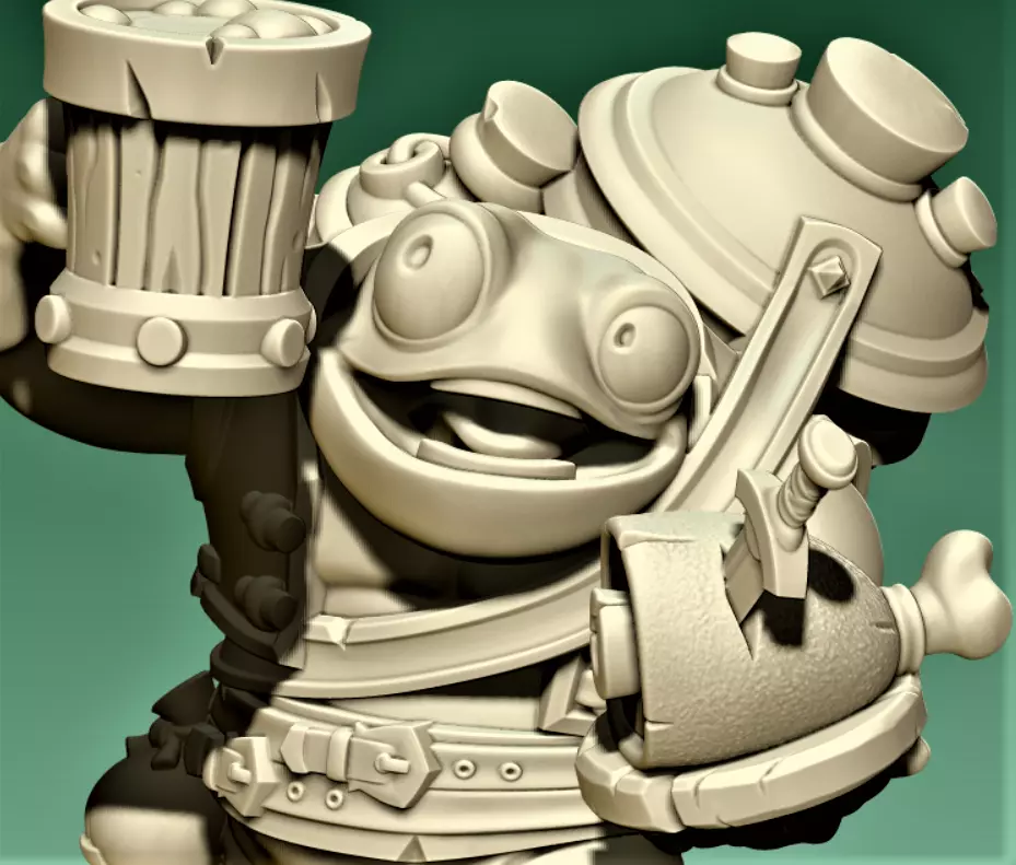 Toad Barman 3D print model_0