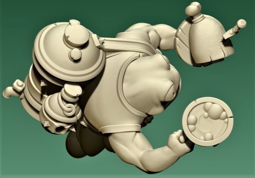 Toad Barman 3D print model_5