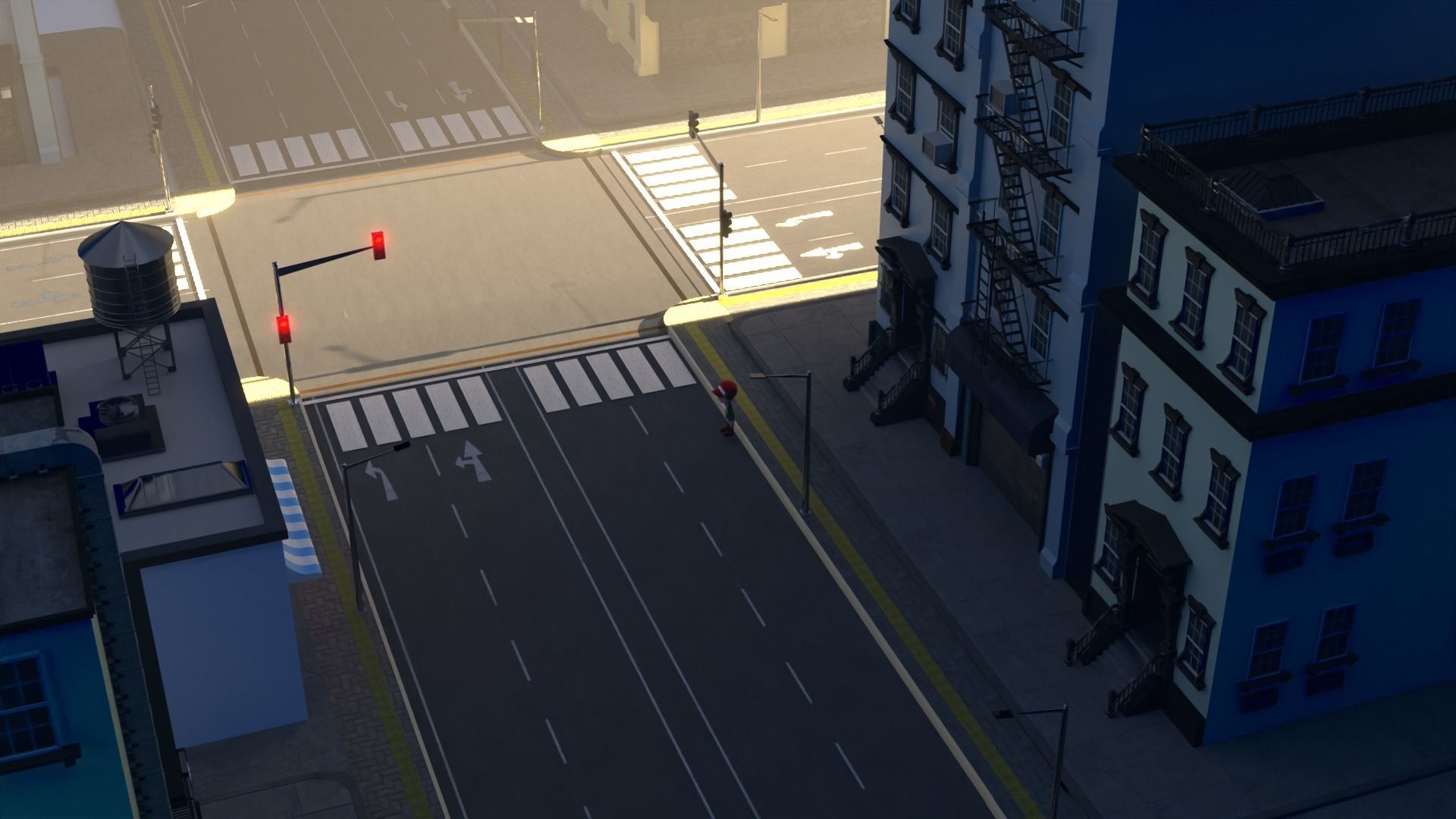 Restaurant coffee shop 3D model_6