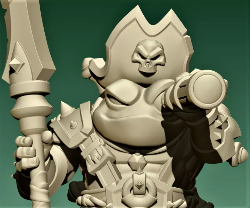 Toad Captain 3D print model