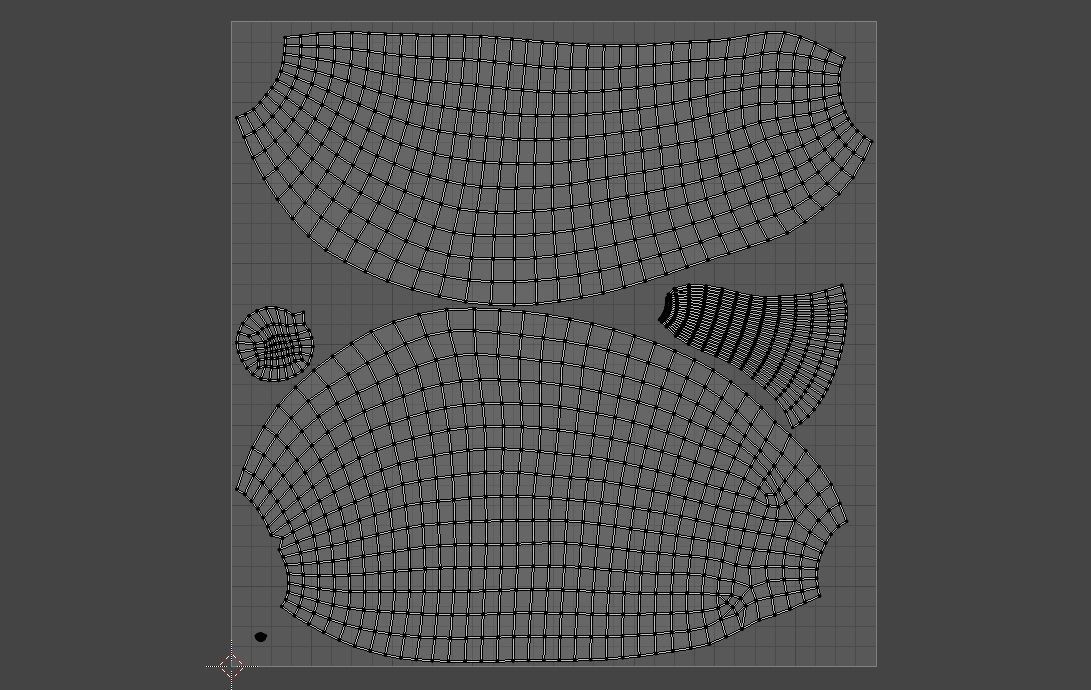 3D Scan Eggplant Low-poly 3D model_6