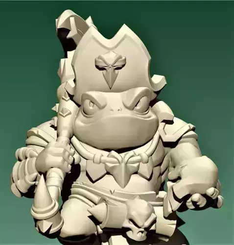 Toad Mage 3D print model
