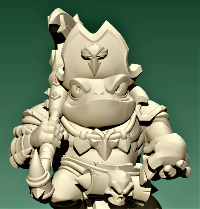 Toad Mage 3D print model_0