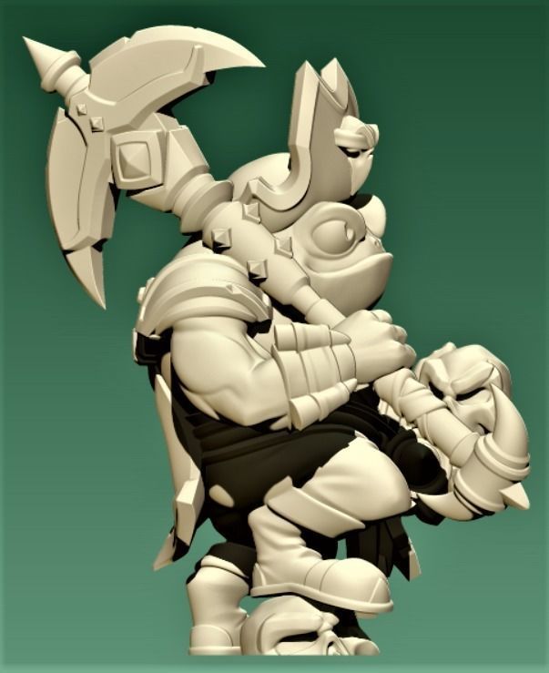 Toad Mage 3D print model_3