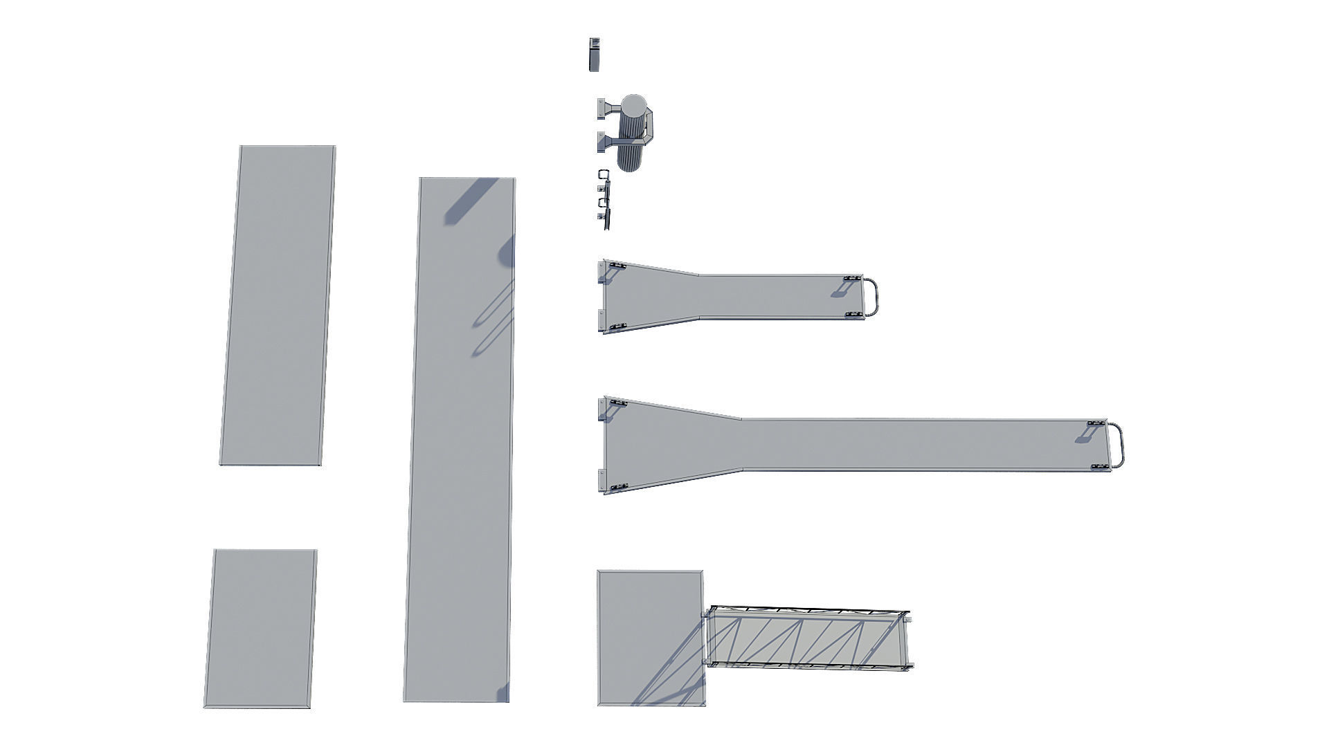 Marina for boats 3D model_24