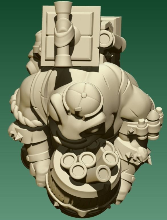 Toad Bomber 3D print model_1