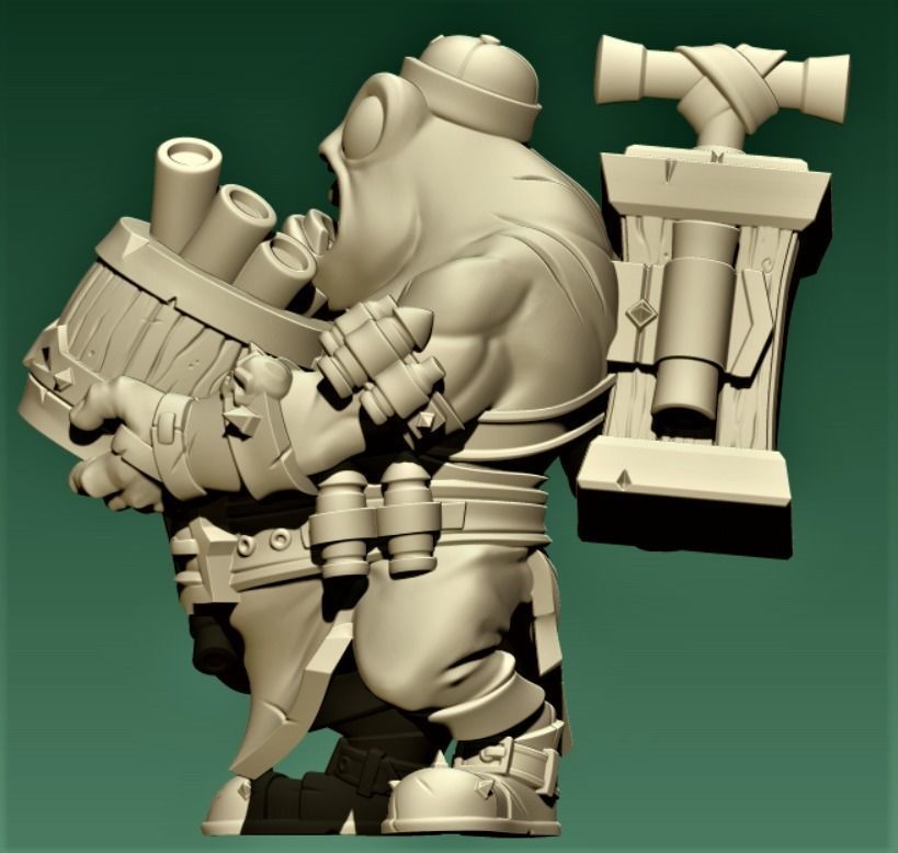 Toad Bomber 3D print model_4