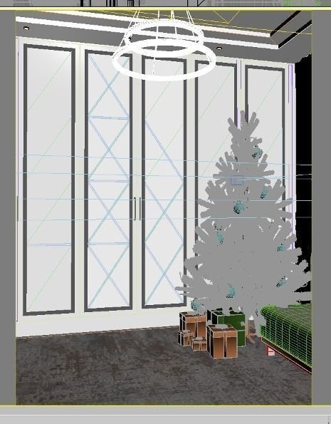 tree in the hall 3D model_4