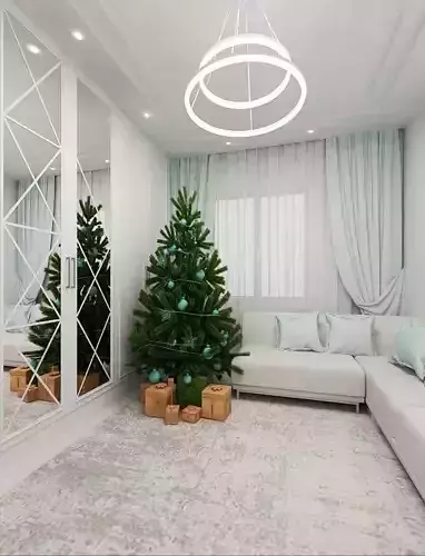 tree in the hall 3D model