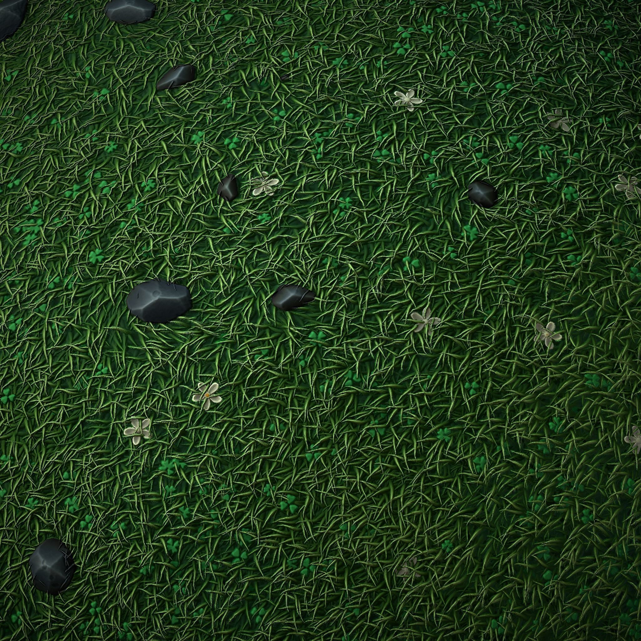 Smart Stylized Grass Texture Substance  Sbs Sbsar Texture_1
