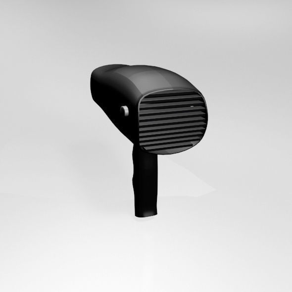 Hair Dryer 01 3D model_16