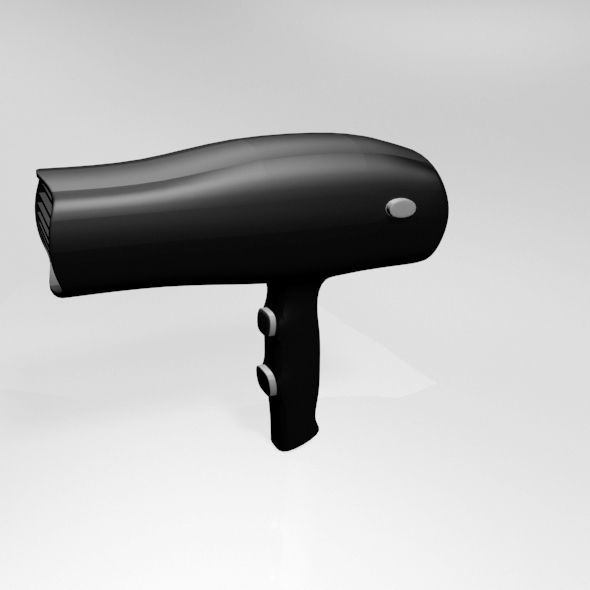 Hair Dryer 01 3D model_19
