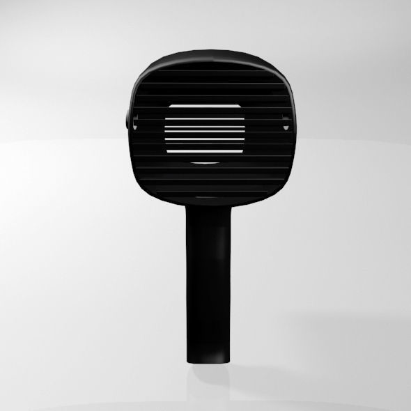 Hair Dryer 01 3D model_3