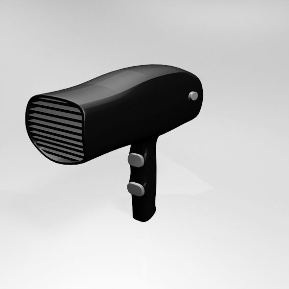 Hair Dryer 01 3D model_20