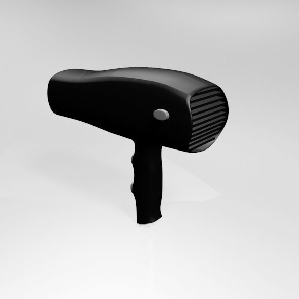 Hair Dryer 01 3D model_17